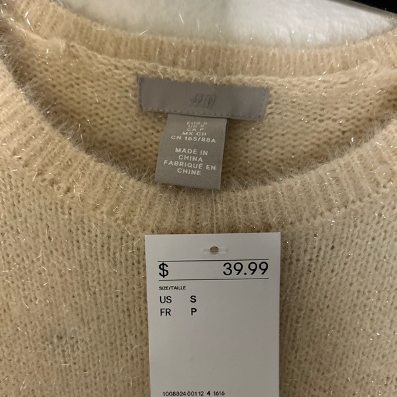H&M NWT Beige Knit Sweater - Picture 3 of 6